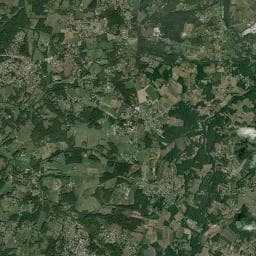 Vue aérienne des environs de Camping Bel-Air