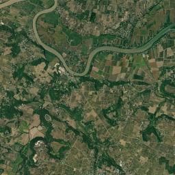 Vue aérienne des environs de Camping du Vieux Château