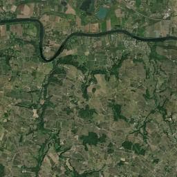 Vue aérienne des environs de Camping La Rivière Fleurie
