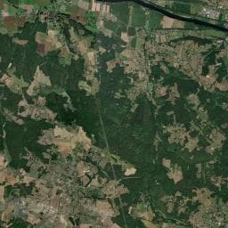 Vue aérienne des environs de La Métairie du Roc