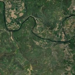 Vue aérienne des environs de La Plage