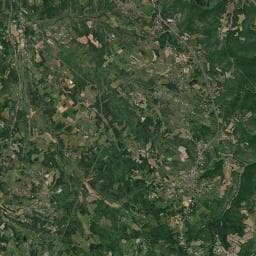 Vue aérienne des environs de La Clairière