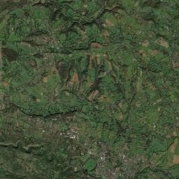 Vue aérienne des environs de Reflets de Ferme