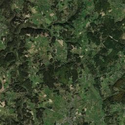 Vue aérienne des environs de Abri de Saint Alban