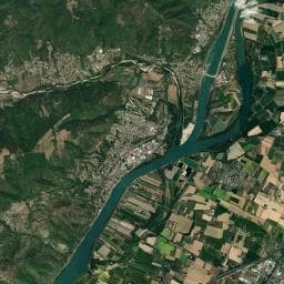 Vue aérienne des environs de Aire CAMPING-CAR PARK de La Voulte-sur-Rhone