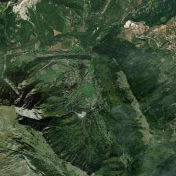 Vue aérienne des environs de Bergerie des Ayes