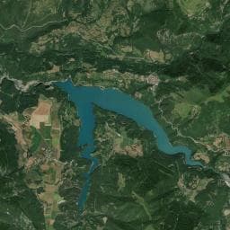 Vue aérienne des environs de Cabane libre de Boustigue