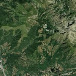 Vue aérienne des environs de Maison Forestière des Vachers