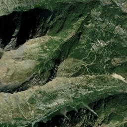 Vue aérienne des environs de Cabane des Ayes