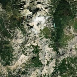 Vue aérienne des environs de Cabane du berger