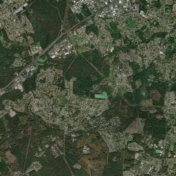 Vue aérienne des environs de Camping Beausoleil