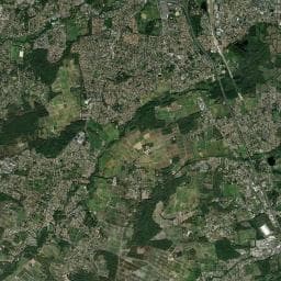 Vue aérienne des environs de Le Hamac