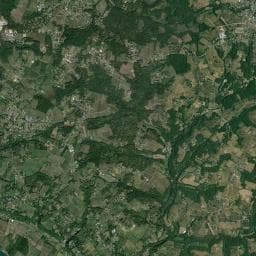 Vue aérienne des environs de Château Anniche