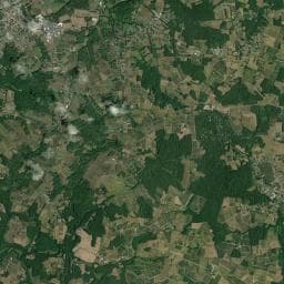 Vue aérienne des environs de Aire de camping-car à Madirac