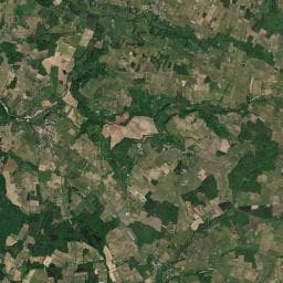 Vue aérienne des environs de Aire de camping-car à Cleyrac