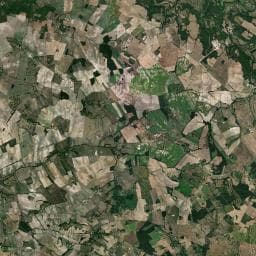 Vue aérienne des environs de Bivouac à Naussannes