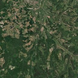 Vue aérienne des environs de Ratebout