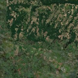 Vue aérienne des environs de Le Francès