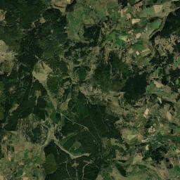 Vue aérienne des environs de Le Mazet Rouge