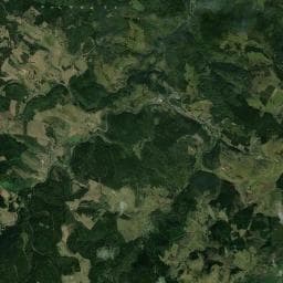 Vue aérienne des environs de Camping les Airelles
