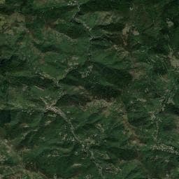 Vue aérienne des environs de Camping municipal Rieu Sépoux