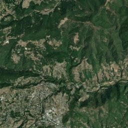 Vue aérienne des environs de Aire de camping-car de Privas
