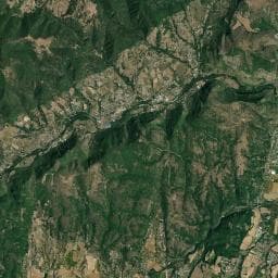 Vue aérienne des environs de Camping de l'Ouvèze