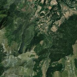 Vue aérienne des environs de Camping Belle Roche