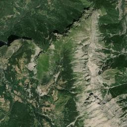 Vue aérienne des environs de Gîte d'étape St Disdier