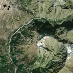Vue aérienne des environs de Bivouac des Borels