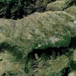Vue aérienne des environs de Cabane de la Mouthe