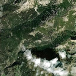 Vue aérienne des environs de Fontaine du Lauzet