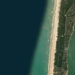 Vue aérienne des environs de Camping Sandaya Le Truc Vert