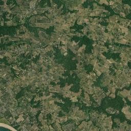 Vue aérienne des environs de Aire de Camping-car du Château du Payre