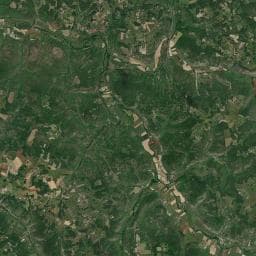 Vue aérienne des environs de Le Moulin des Donnes