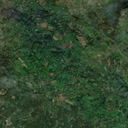 Vue aérienne des environs de Camping d'Assier