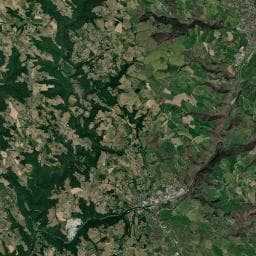 Vue aérienne des environs de Relais Information Services