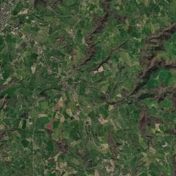 Vue aérienne des environs de Moulin de chaules