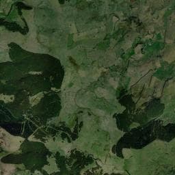 Vue aérienne des environs de Caravaneige