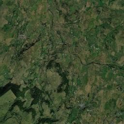 Vue aérienne des environs de Camping du domaine de l'Ours