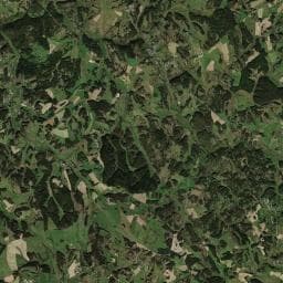 Vue aérienne des environs de Camping Municipal Serverette