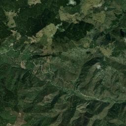 Vue aérienne des environs de Bivouac à Barnas