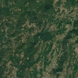 Vue aérienne des environs de Bivouac à Gourdon