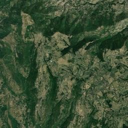 Vue aérienne des environs de Aire de repos à Gourdon