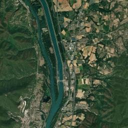 Vue aérienne des environs de Harmony