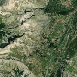 Vue aérienne des environs de Cabane du Charnier
