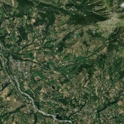 Vue aérienne des environs de Les Rives du Drac