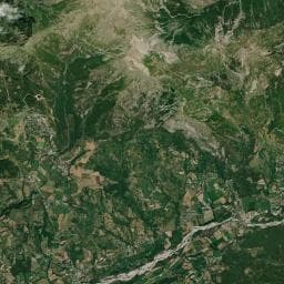 Vue aérienne des environs de Cabane de la Baumette