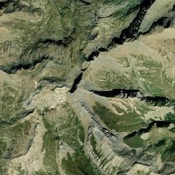 Vue aérienne des environs de Source des Terres Blanches
