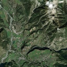 Vue aérienne des environs de Source Mondone